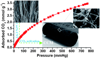 Graphical abstract: Carbon nanotube modified carbon composite monoliths as superior adsorbents for carbon dioxide capture