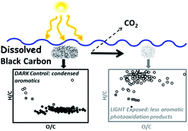 Graphical abstract: Insights into the complete and partial photooxidation of black carbon in surface waters