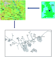 Graphical abstract: Dispersion of U-series natural radionuclides in stream sediments from Edale, UK