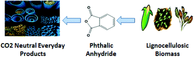 Graphical abstract: Renewable production of phthalic anhydride from biomass-derived furan and maleic anhydride
