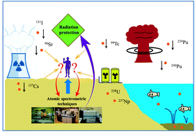 Graphical abstract: The key role of atomic spectrometry in radiation protection