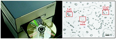 Graphical abstract: Lab-on-DVD: standard DVD drives as a novel laser scanning microscope for image based point of care diagnostics