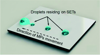 Graphical abstract: Serial dilution via surface energy trap-assisted magnetic droplet manipulation