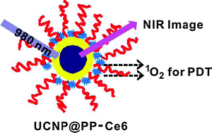 Graphical abstract: Preparation and photodynamic therapy application of NaYF4:Yb, Tm–NaYF4:Yb, Er multifunctional upconverting nanoparticles