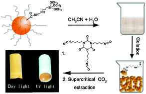 Graphical abstract: Mechanically strong and highly luminescent macroporous monolith by crosslinking of carbon nanodots