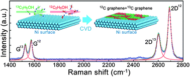 Graphical abstract: Investigation of non-segregation graphene growth on Ni via isotope-labeled alcohol catalytic chemical vapor deposition