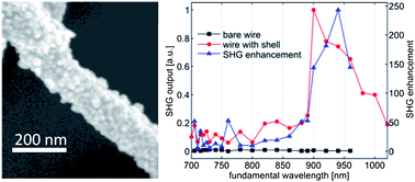 Graphical abstract: Core–shell potassium niobate nanowires for enhanced nonlinear optical effects