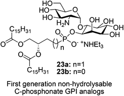 Graphical abstract: Synthesis of non-hydrolysable mimics of glycosylphosphatidylinositol (GPI) anchors