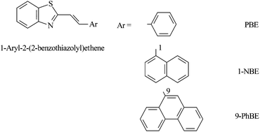 Graphical abstract: Aromatic ring size effects on the photophysics and photochemistry of styrylbenzothiazole