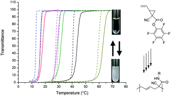 Graphical abstract: Post-polymerization modification of reactive polymers derived from vinylcyclopropane: 1. synthesis and thermo-responsive behaviour