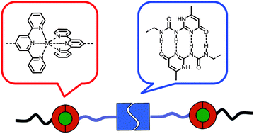 Graphical abstract: Amphiphilic supramolecular A(B)2A quasi-triblock copolymers
