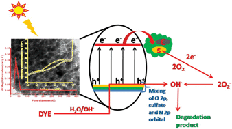 Graphical abstract: Facile fabrication of mesoporosity driven N–TiO2@CS nanocomposites with enhanced visible light photocatalytic activity
