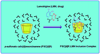 Graphical abstract: Effect of p-sulfonatocalix[4]resorcinarene (PSC[4]R) on the solubility and bioavailability of a poorly water soluble drug lamotrigine (LMN) and computational investigation