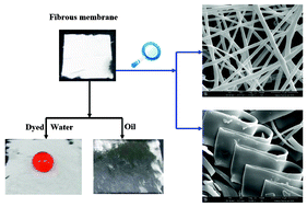 Graphical abstract: Exploration of the novel stacked structure and one-step fabrication of electrospun silica microbelts with controllable wettability