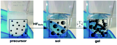 Graphical abstract: Sol–gel synthesis and characterisation of nanoscopic strontium fluoride