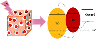 Graphical abstract: Highly photoactive heterostructures of PbO quantum dots on TiO2