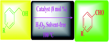 Graphical abstract: Solvent free selective oxidation of alcohols catalyzed by a trinuclear complex with a dicopper(ii)–monozinc(ii) centre using hydrogen peroxide as an oxidant