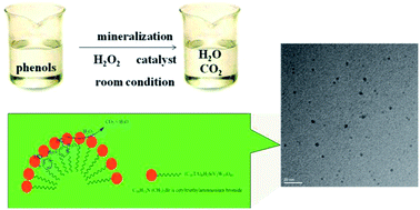 Graphical abstract: Catalytic wet peroxide oxidation of phenol by [C16H33(CH3)3N]4H2SiV2W10O40 catalyst