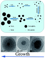 Graphical abstract: A facile bi-phase synthesis of Fe3O4@SiO2 core–shell nanoparticles with tunable film thicknesses