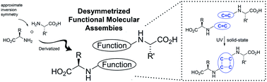 Graphical abstract: Chiral transmission to crystal photodimerizations of leucine–methionine quasiracemic assemblies