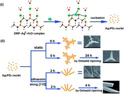 Graphical abstract: Shape-controllable synthesis and morphology-dependent photocatalytic properties of Ag3PO4 crystals
