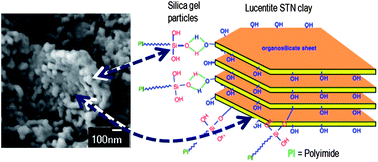 Graphical abstract: Clay reinforced polyimide/silica hybrid aerogel