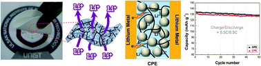 Graphical abstract: Mechanically compliant and lithium dendrite growth-suppressing composite polymer electrolytes for flexible lithium-ion batteries