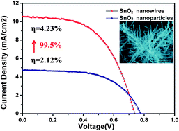 Graphical abstract: In situ Au-catalyzed fabrication of branch-type SnO2 nanowires by a continuous gas-phase route for dye-sensitized solar cells