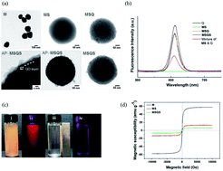 Graphical abstract: Highly photoluminescent superparamagnetic silica composites for on-site biosensors