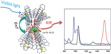 Graphical abstract: Highly sensitized near-infrared luminescence in Ir–Ln heteronuclear coordination polymers via light-harvesting antenna of Ir(iii) unit