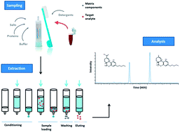 Graphical abstract: Recent advances in sample preparation techniques to overcome difficulties encountered during quantitative analysis of small molecules from biofluids using LC-MS/MS