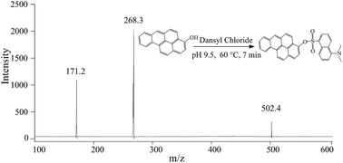 Graphical abstract: Development of a sensitive method for the quantification of urinary 3-hydroxybenzo[a]pyrene by solid phase extraction, dansyl chloride derivatization and liquid chromatography-tandem mass spectrometry detection