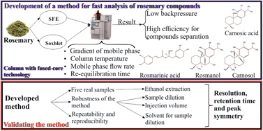 Graphical abstract: Fast analysis of phenolic terpenes by high-performance liquid chromatography using a fused-core column