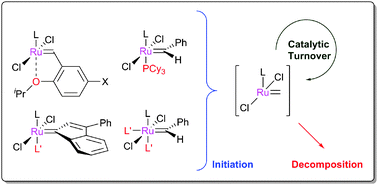 Graphical abstract: Key processes in ruthenium-catalysed olefin metathesis
