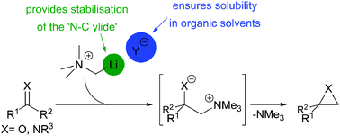 Graphical abstract: A lithiomethyl trimethylammonium reagent as a methylene donor