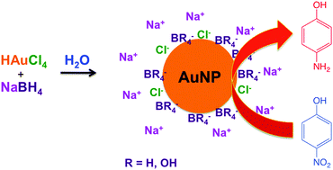 Graphical abstract: Sodium borohydride stabilizes very active gold nanoparticle catalysts