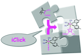 Graphical abstract: Amino acid bioconjugation via iClick reaction of an oxanorbornadiene-masked alkyne with a MnI(bpy)(CO)3-coordinated azide
