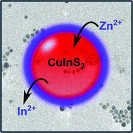 Graphical abstract: Cation exchange of aqueous CuInS2 quantum dots