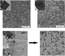 Graphical abstract: Diversity in size of barium titanate nanocubes synthesized by a hydrothermal method using an aqueous Ti compound