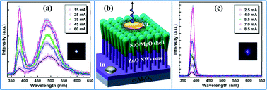 Graphical abstract: Epitaxial growth of vertically aligned ZnO nanowires for bidirectional direct-current driven light-emitting diodes applications