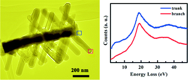 Graphical abstract: Facile fabrication of ZnO:S/ZnO hetero-nanostructures and their electronic structure investigation by electron energy loss spectroscopy