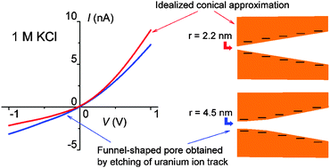Graphical abstract: Accurate characterization of single track-etched, conical nanopores