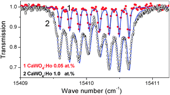 Graphical abstract: Random strain effects in optical and EPR spectra of electron-nuclear excitations in CaWO4:Ho3+ single crystals