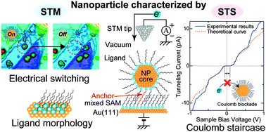 Graphical abstract: Nanoparticle characterization based on STM and STS
