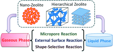 Graphical abstract: Future of nano-/hierarchical zeolites in catalysis: gaseous phase or liquid phase system