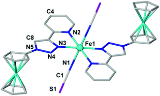 Graphical abstract: Ferrocene-appended ligands for use in spin crossover-redox “hybrid” complexes of iron(ii) and cobalt(ii)