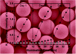 Graphical abstract: Doping high-surface-area mesoporous TiO2 microspheres with carbonate for visible light hydrogen production