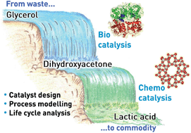 Graphical abstract: Environmental and economic assessment of lactic acid production from glycerol using cascade bio- and chemocatalysis