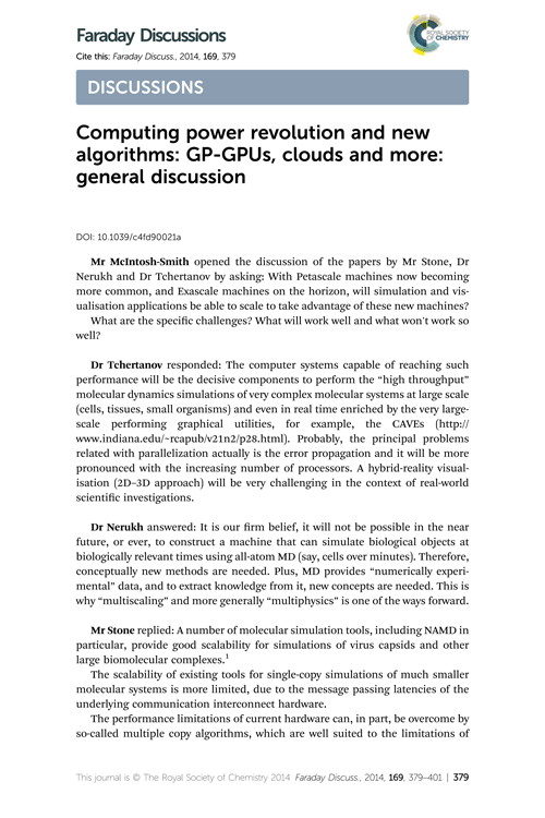 Computing power revolution and new algorithms: GP-GPUs, clouds and more: general discussion