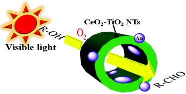 Graphical abstract: Highly efficient visible-light-driven photoelectro-catalytic selective aerobic oxidation of biomass alcohols to aldehydes
